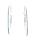 Authentic Sterling Silver Navajo Post Hoop Earrings SN20274